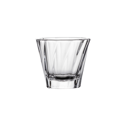 Loveramics Urban Glass Twisted Espresso Glass 70ml - Clear