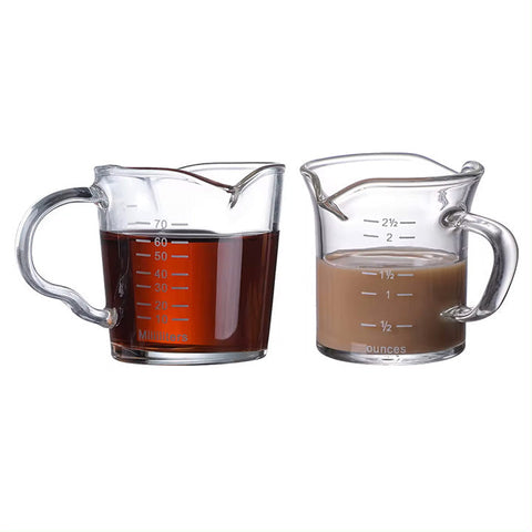 Shot Glass with Spouts and Handle