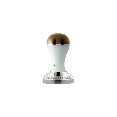 Pesado 58.5 Tamper - White & Bronze