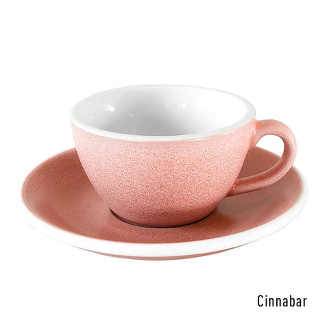 Loveramics Egg Flat White Cup & Saucer 150ml - Cinnabar
