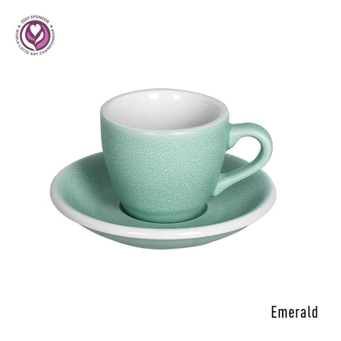 Loveramics Espresso Cup & Saucer 80ml - Emerald