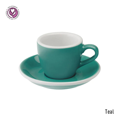 Loveramics Espresso Cup & Saucer 80ml - Teal