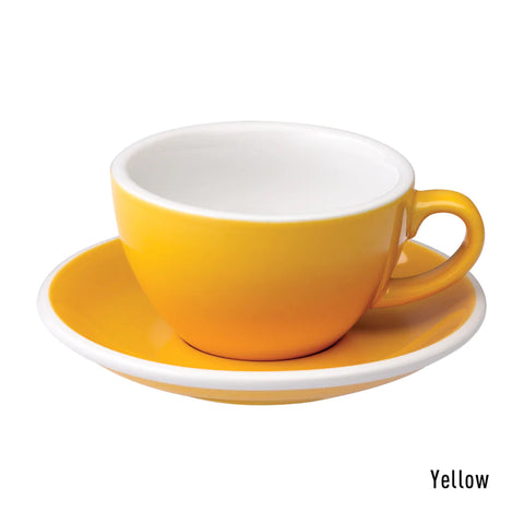 Loveramics Egg Cappuccino Cup & Saucer 200ml - Yellow