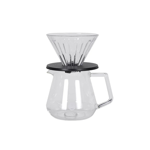 TIMEMORE Crystal Eye Brewer Set Glass Dripper 02  holder | 600 ml