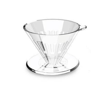 TimeMore Crystal Eye Dripper 00 قمع تقطير