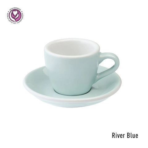 Loveramics Espresso Cup & Saucer 80ml - River Blue