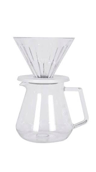 TIMEMORE Crystal Eye Brewer Set Glass Dripper 02  holder | 600 ml